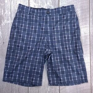Nike Golf Shorts Mens 30 Blue Flex Dri Fit Bermuda Performance Stretch